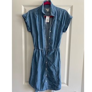 NWT JCREW CHAMBRAY DRESS